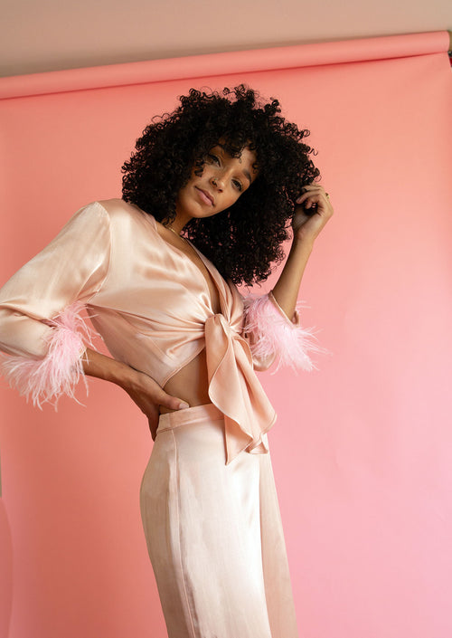 Rose Foxy Top