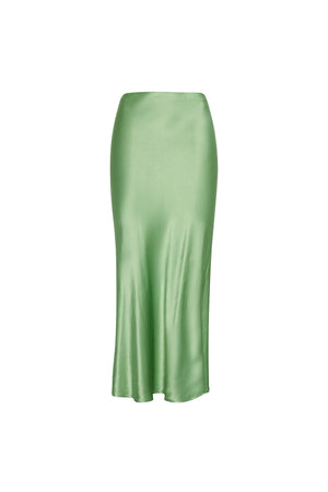Emerald Shimmy Skirt